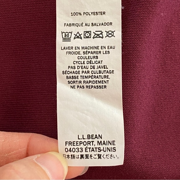 LL Bean burgundy sweater, size XXL Reg - Picture 8 of 8